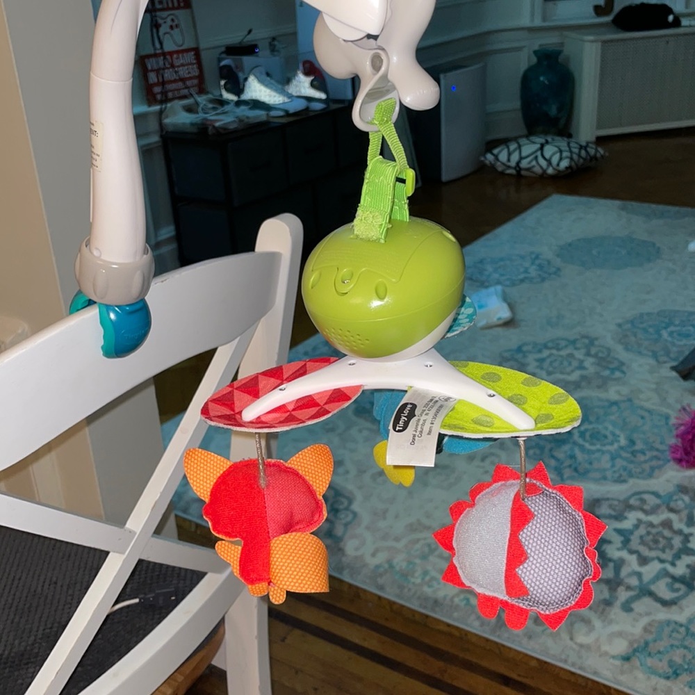 Baby mobile for up to five months